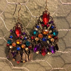 Beautiful multi stone earrings!